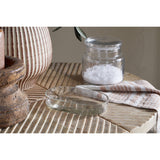 Ilcoso Recycled Hammered Glass Soap Dish - Clear