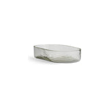 Ilcoso Recycled Hammered Glass Soap Dish - Clear