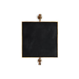 Visala Square Swivel Wall Mirror - Antique Brass