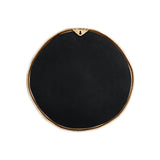 Mchanga Organic Shape Wall Mirror - Antique Brass