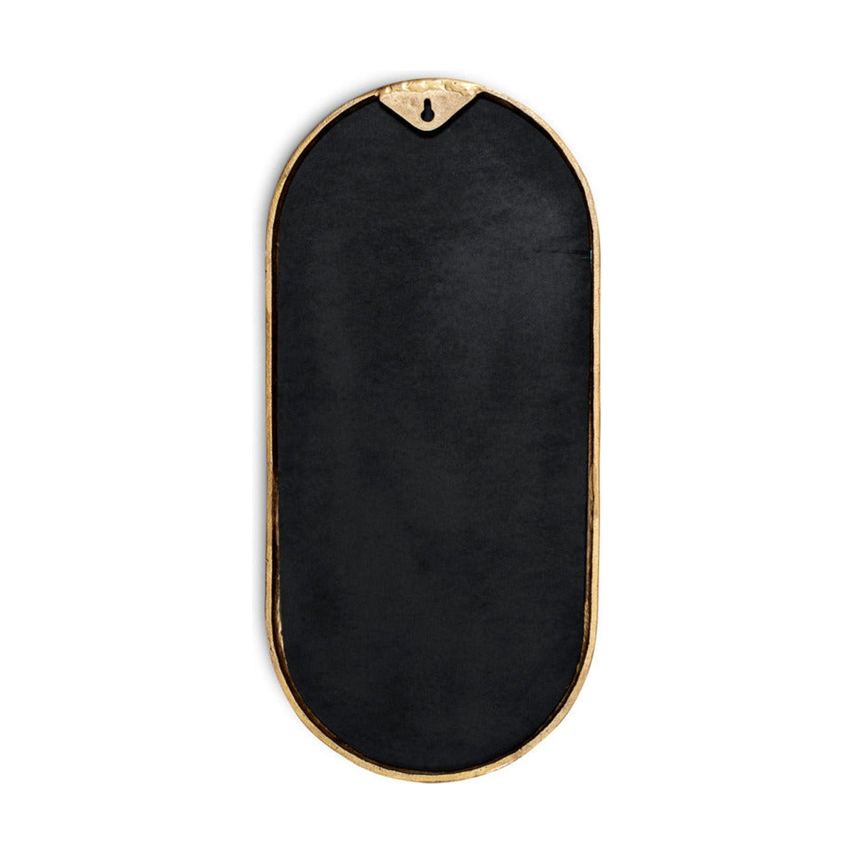 Mbwa Oval Wall Mirror - Antique Brass