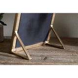 Baja Etched Standing Vanity Mirror - Antique Brass