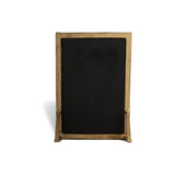 Baja Etched Standing Vanity Mirror - Antique Brass