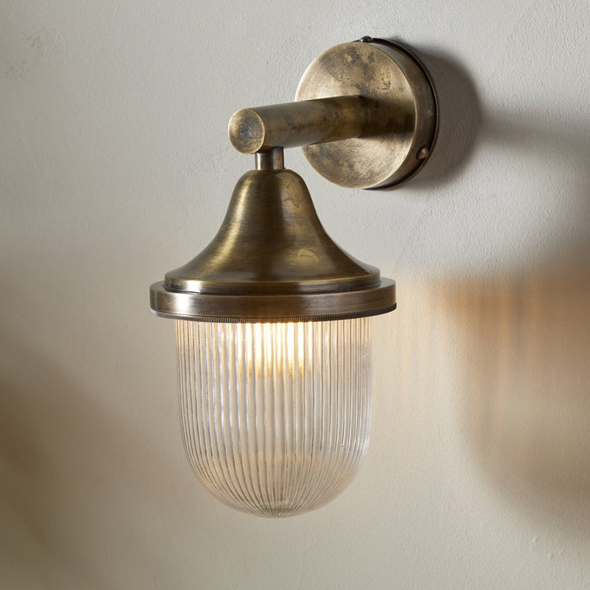 Magola Outdoor Wall Light - Antique Brass