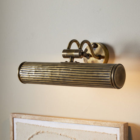 Tinje Solid Brass Picture Wall Light - Antique Brass