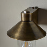 Singa Outdoor Wall Light - Antique Brass