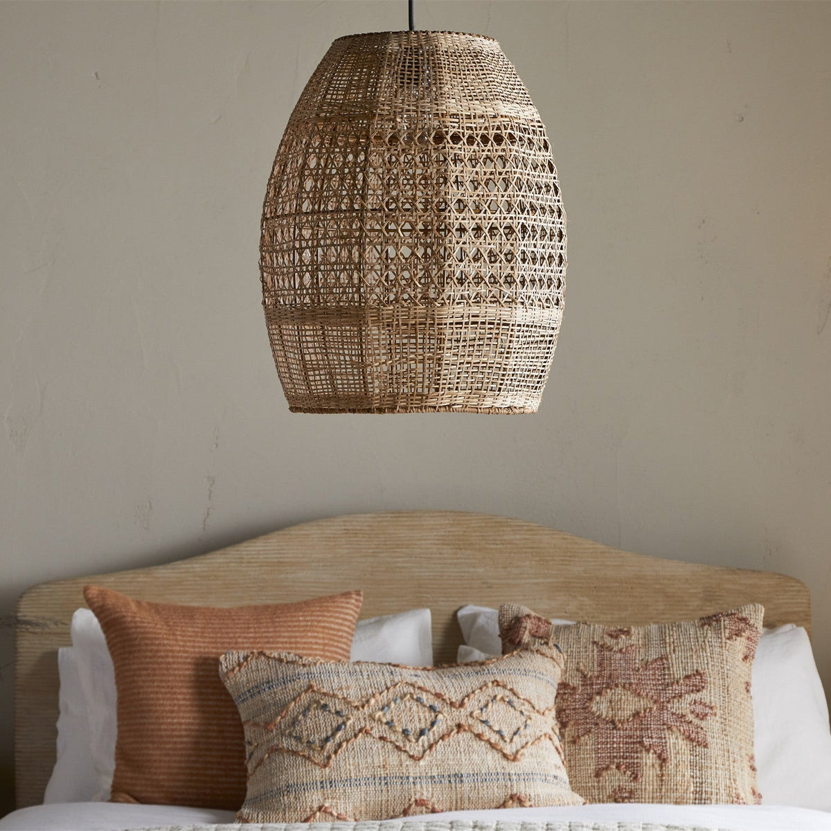 Shawa Rattan Lampshade - Natural