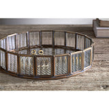 Ruaka Glass Vanity Tray - Brass