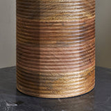 Agua Grooved Table Lamp Base - Natural
