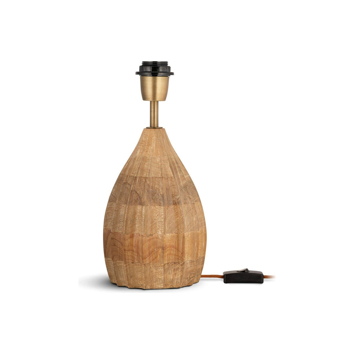 Awaa Mango Wood Bedside Table Lamp Base - Natural