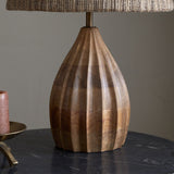 Awaa Mango Wood Bedside Table Lamp Base - Natural