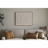 Mauri Frayed Wall Art - Neutral