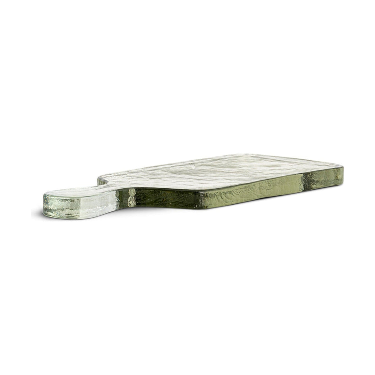 Komal Large Recycled Glass Serving Platter - Clear