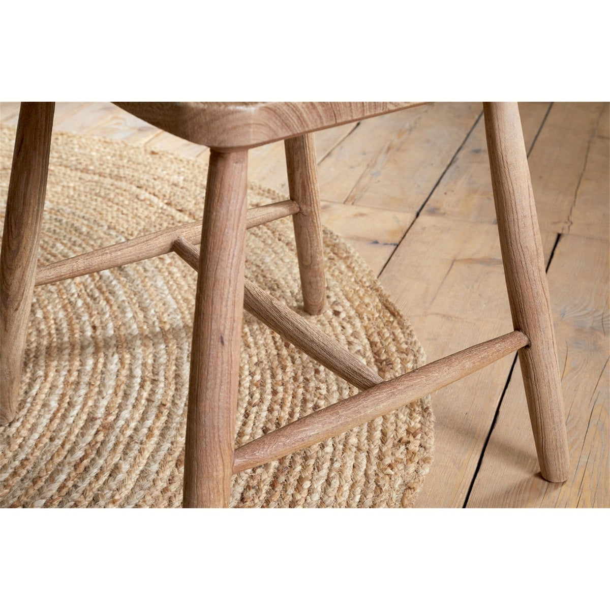 Om Spindle Back Mango Wood Dining Chair - Natural