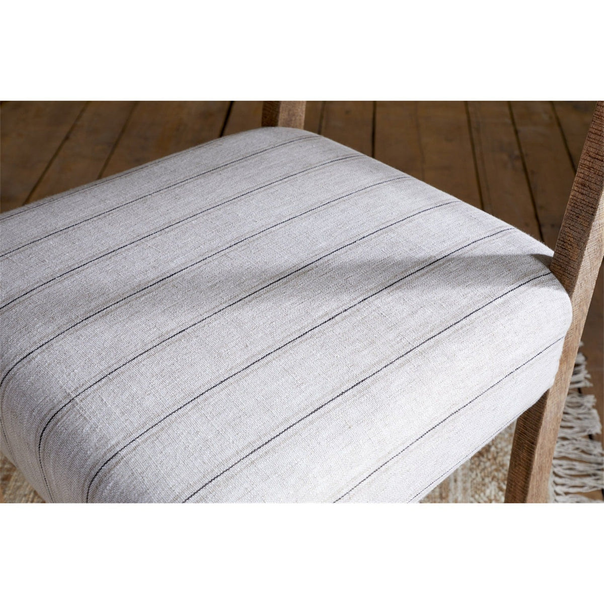 Nidhi Linen Upholstered Dining Chair - Natural