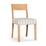 Nidhi Linen Upholstered Dining Chair - Natural
