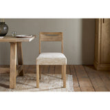 Zoha Cotton & Jute Upholstered Dining Chair - Natural
