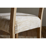 Zoha Cotton & Jute Upholstered Dining Chair - Natural
