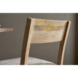 Zoha Cotton & Jute Upholstered Dining Chair - Natural