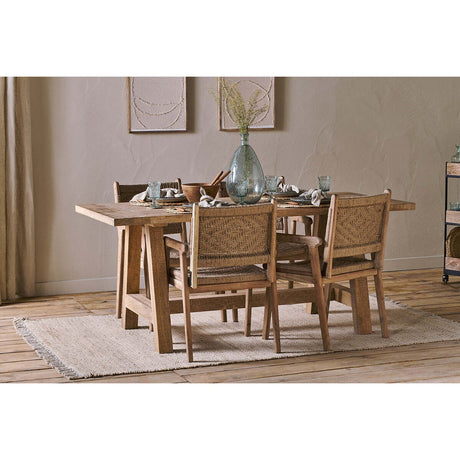 Indali Extra Large Mango Wood Dining Table - Natural