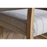 Nidhi Linen Upholstered Counter Stool - Natural