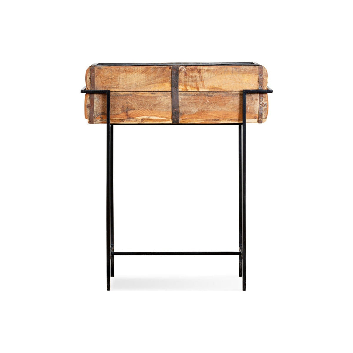 Amazzi Large Indoor Planter Stand - Natural & Black