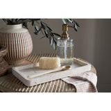 Ganda Large Travertine Vanity Tray - Cream