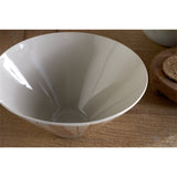 Patthar Hand Painted Serving Bowl - Cream & Clay