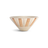 Patthar Hand Painted Serving Bowl - Cream & Clay