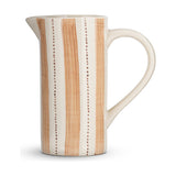 Patthar Small Hand Painted Ceramic Jug - Cream & Clay
