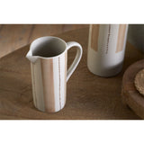 Patthar Small Hand Painted Ceramic Jug - Cream & Clay