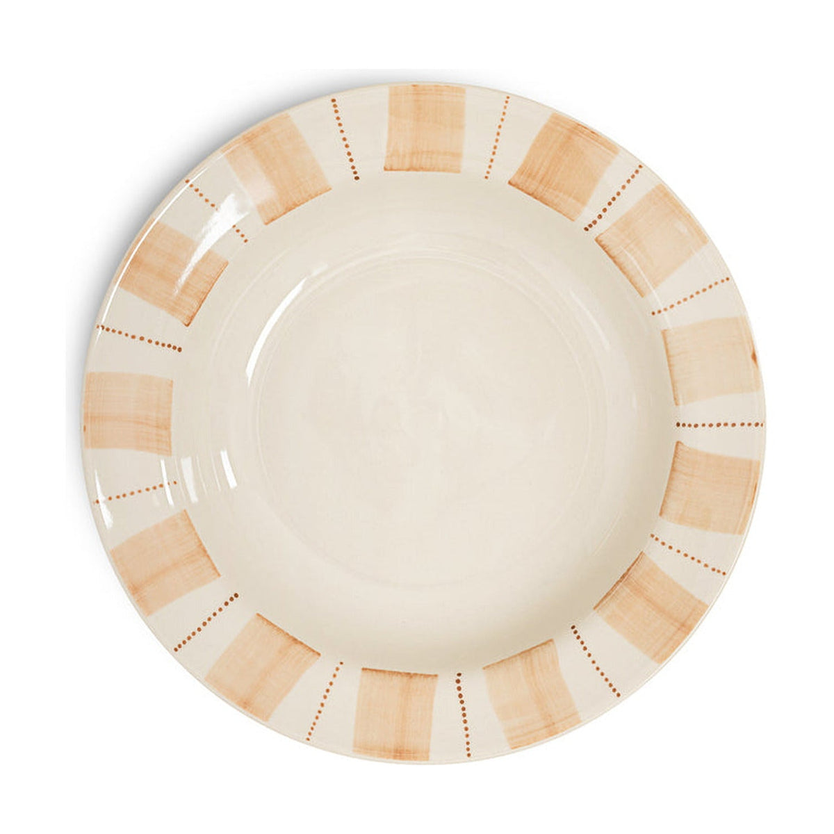 Patthar Dinner Set - Cream & Clay - Set of 12