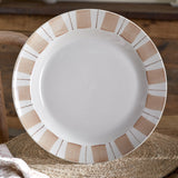 Patthar Dinner Set - Cream & Clay - Set of 12