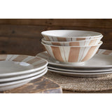 Patthar Dinner Set - Cream & Clay - Set of 12