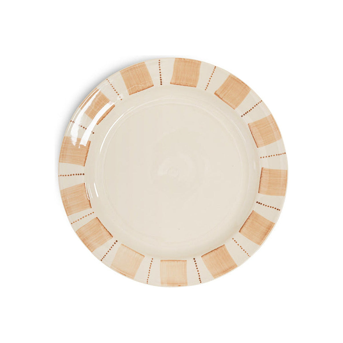Patthar Dinner Set - Cream & Clay - Set of 12