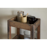 Akara Reclaimed Wood 3 Tier Caddy - Natural