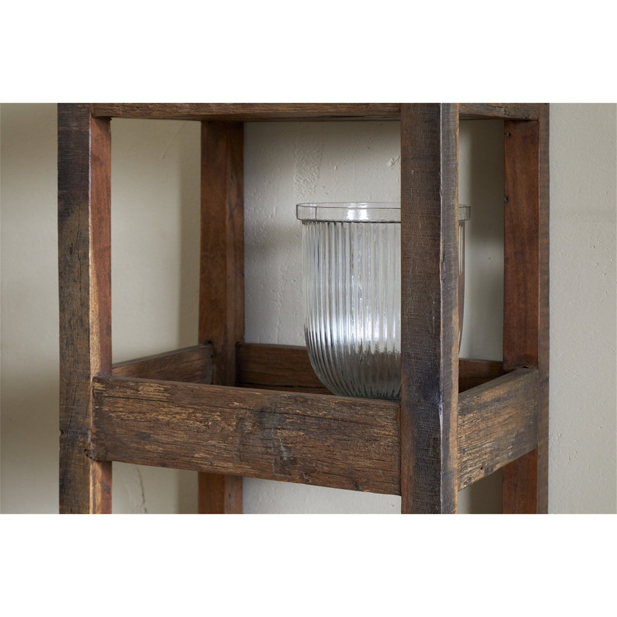 Akara Reclaimed Wood 3 Tier Caddy - Natural
