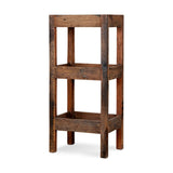 Akara Reclaimed Wood 3 Tier Caddy - Natural