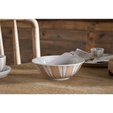 Patthar Ceramic Cereal Bowl - Cream & Clay