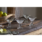 Sooraj Champagne Coupe Glasses - Clear - Set of 4