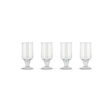 Sooraj Wine Glasses - Clear - Set of 4