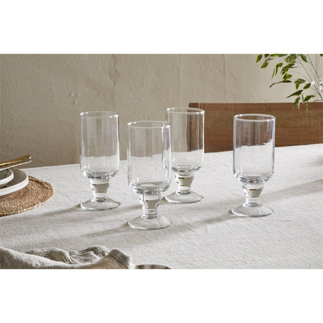 Sooraj Wine Glasses - Clear - Set of 4