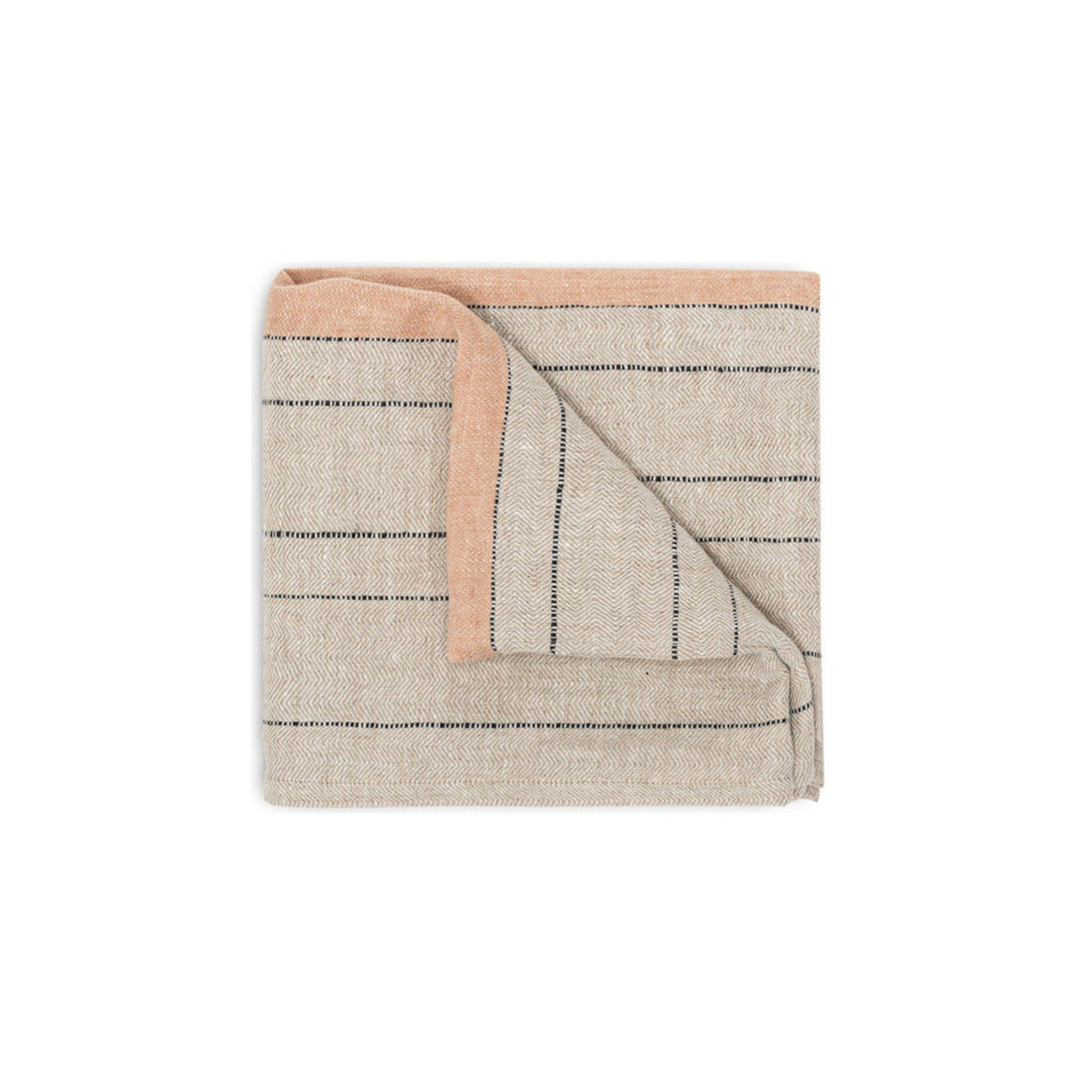 Buna Striped Table Runner - Clay