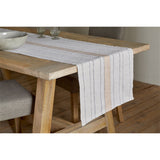 Buna Striped Table Runner - Clay