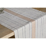 Buna Striped Table Runner - Clay