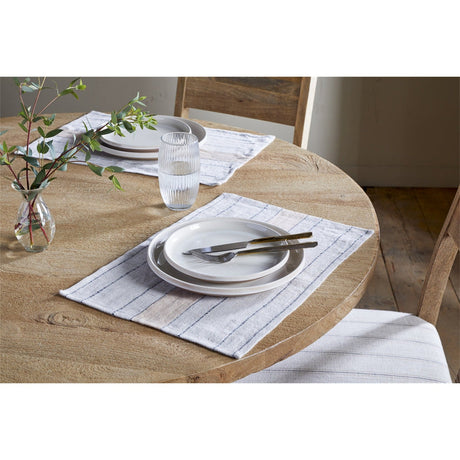 Buna Striped Placemats - Clay - Set of 2