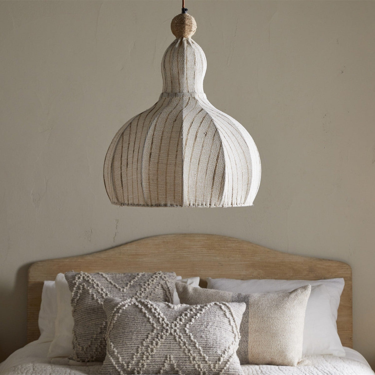 Kela Fabric Pendant Light - Off White