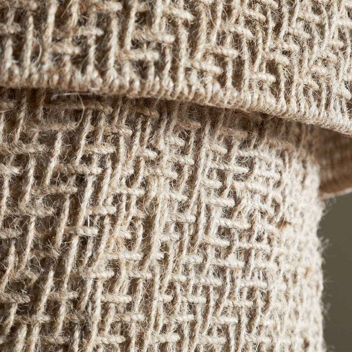 Thimba Woven Jute Chandelier - Natural