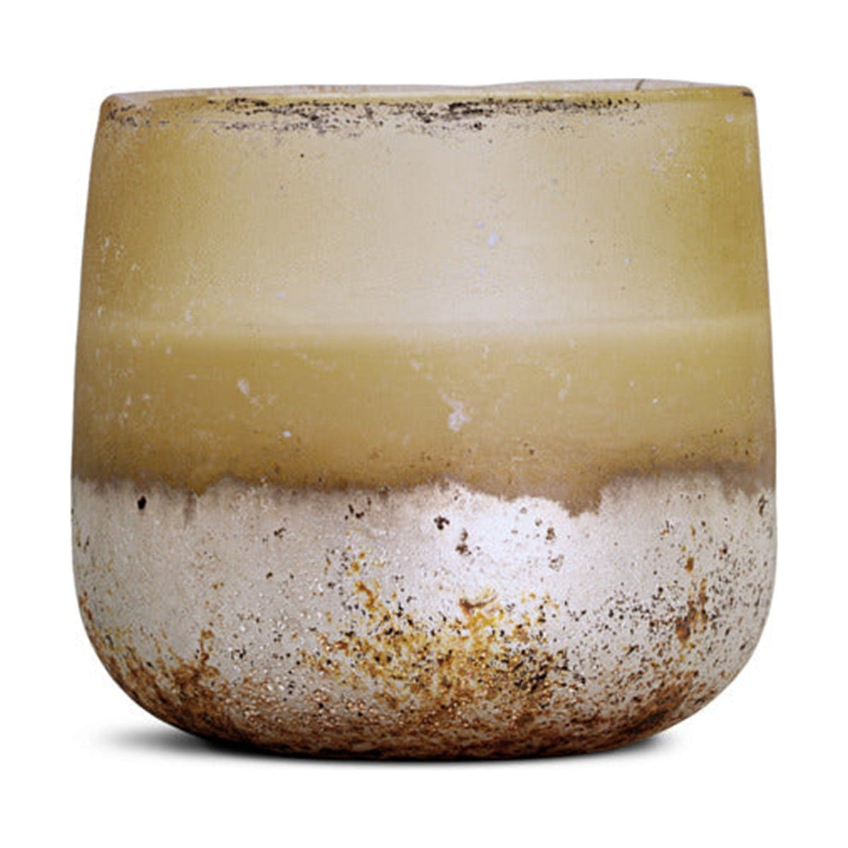 Oakmoss & Rose 1 Wick Scented Candle - Yellow