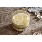 Oakmoss & Rose 3 Wick Scented Candle - Yellow